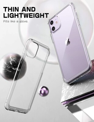 SUPCASE Unicorn Beetle Style Clear Slim Case for iPhone 11 (S-11-6.1-UBS-CL)