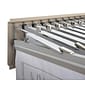 Brookside Design Heavy Duty Wall Rack with 12 Pivot Hangers, Sand Beige (WRWH)