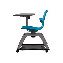 MooreCo Hierarchy Enroll Polypropylene School Chair, Blue (54325-Blue-WA-TC-SC)