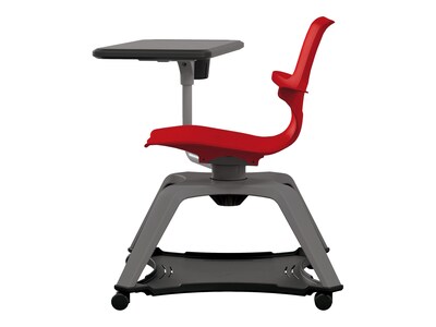 MooreCo Hierarchy Enroll Polypropylene School Chair, Red (54325-Red-WA-TC-SC)