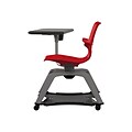 MooreCo Hierarchy Enroll Polypropylene School Chair, Red (54325-Red-WA-TC-SC)