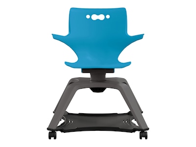 MooreCo Hierarchy Enroll Polypropylene School Chair, Blue (54325-Blue-WA-NN-SC)