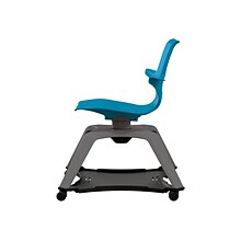 MooreCo Hierarchy Enroll Polypropylene School Chair, Blue (54325-Blue-WA-NN-SC)