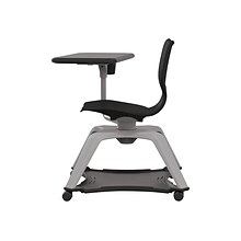 MooreCo Hierarchy Enroll Polypropylene School Chair, Black (54325-Black-NA-TC-SC)