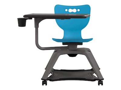 MooreCo Hierarchy Enroll Polypropylene School Chair, Blue (54325-Blue-NA-TC-SC)