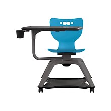 MooreCo Hierarchy Enroll Polypropylene School Chair, Blue (54325-Blue-NA-TC-SC)