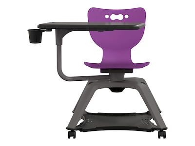 MooreCo Hierarchy Enroll Polypropylene School Chair, Purple (54325-Purple-NA-TC-SC)