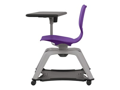 MooreCo Hierarchy Enroll Polypropylene School Chair, Purple (54325-Purple-NA-TC-SC)