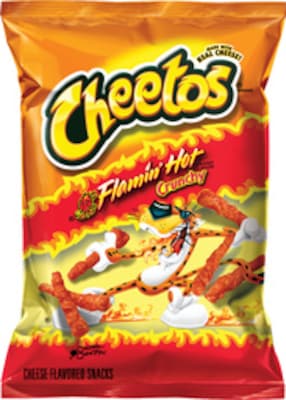 Cheetos Flamin Hot Corn Chips, 2 oz., 64 Bags/Pack (FRI44368)