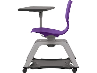 MooreCo Hierarchy Enroll Polypropylene School Chair, Purple (54325-Purple-NA-TN-SC)