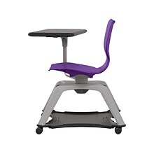 MooreCo Hierarchy Enroll Polypropylene School Chair, Purple (54325-Purple-NA-TN-SC)