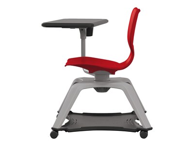 MooreCo Hierarchy Enroll Polypropylene School Chair, Red (54325-Red-NA-TC-SC)