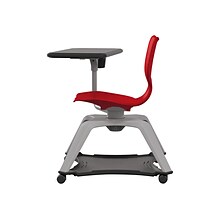 MooreCo Hierarchy Enroll Polypropylene School Chair, Red (54325-Red-NA-TC-SC)