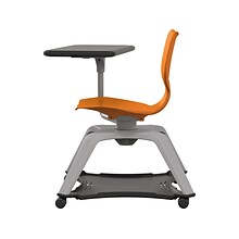 MooreCo Hierarchy Enroll Polypropylene School Chair, Orange (54325-Orange-NA-TN-SC)