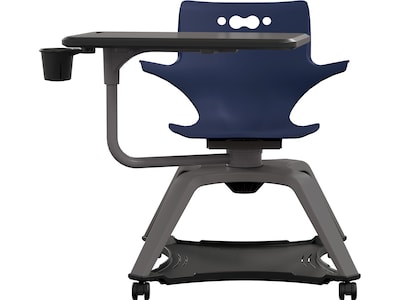 MooreCo Hierarchy Enroll Polypropylene School Chair, Navy (54325-Navy-WA-TC-SC)