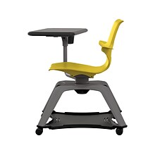 MooreCo Hierarchy Enroll Polypropylene School Chair, Yellow (54325-Yellow-WA-TC-SC)