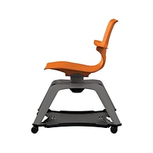 MooreCo Hierarchy Enroll Polypropylene School Chair, Orange (54325-Orange-WA-NN-SC)
