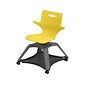 MooreCo Hierarchy Enroll Polypropylene School Chair, Yellow (54325-Yellow-WA-NN-SC)
