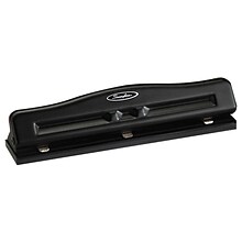 Swingline Commercial Adjustable Hole Punch, 11 Sheet Capacity, Black (A7074020)