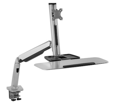 Mount-It! 26W Adjustable Standing Desk Mount, Silver (MI-7903)