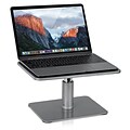 Mount-It! Height Adjustable Steel Laptop Stand for MacBook and Laptops, Gray (MI-7272)