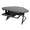 3M™ Precision Standing Desk Corner, 42 W Adjustable Desk Riser with Gel Wrist Rest and Precise™ Mou