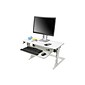 3M™ Precision Standing Desk 35"W Manual Adjustable Desk Riser with Gel Wrist Rest and Precise™ Mouse Pad, White (SD60W)