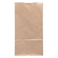 JAM Paper Kraft Lunch Bags, 8 x 4.25 x 2.25, Brown, 25/Pack (690KRBR)