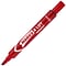 Avery Marks A Lot Tank Permanent Markers, Chisel Tip, Red, Dozen (08887)