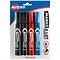 Avery Marks A Lot Tank Permanent Markers, Chisel Tip, Assorted, 4/Pack (07905)
