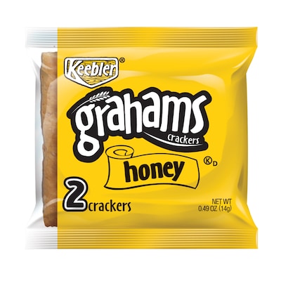 Keebler Honey Graham Crackers, .49 oz., 200/Carton (802690)