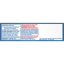 Crest Cavity Protection Regular Toothpaste, 0.85 oz., 240/Carton (30501)