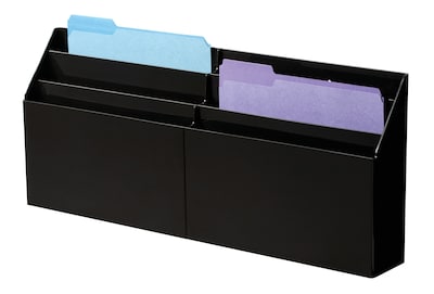 Rubbermaid Optimizers File Organizer, Black Plastic (96060ROS)