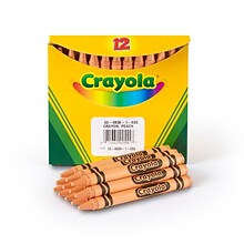 Crayola Single-Color Refill Crayons, Peach, 12 Per Box (52-0836-033)