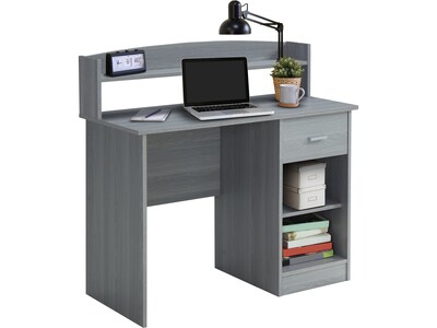 Techni Mobili 41"W Table Desk, Gray (RTA-8409-GRY)