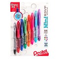 Pentel RSVP Mini Ballpoint Pen, Medium Point, Assorted Colors, 8/Pk (BK91MNBP8M)