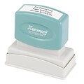 Custom Xstamper® N11 Pre-inked Stamp, 0.69 x 1.94