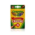 Crayola Crayons Assorted Colors, 16/Box (52-3016)