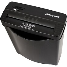 Honeywell 6-Sheet Strip Cut Personal Shredder, Black (LHL9306)