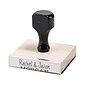 Custom Traditional Rubber Stamp RF137, 2.5" x 3"