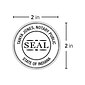 Custom Official KO Desk Embosser Notary Seal, 2" Diameter