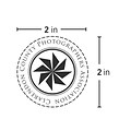 Custom Official K Pocket Embosser Seal, 2 Diameter