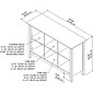Bush Furniture Broadview 6 Cube Storage Bookcase, Pure White (BDB145WH-03)
