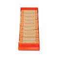 CONTROLTEK Quarters Coin Tray, 10 Compartments, Orange (560563)