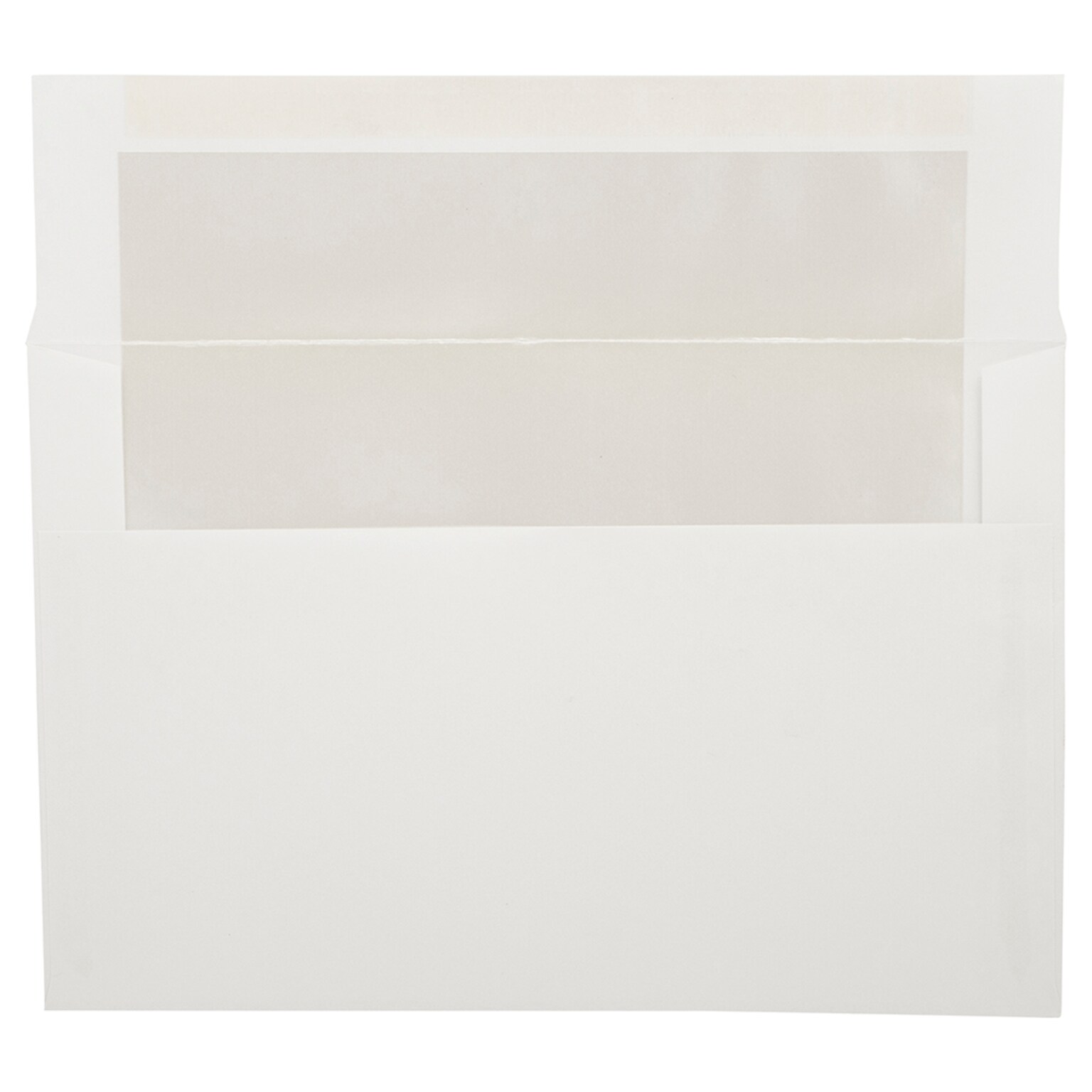 JAM Paper A9 Foil Lined Invitation Envelopes, 5.75 x 8.75, White with Ivory Foil, 50/Pack (532412546I)