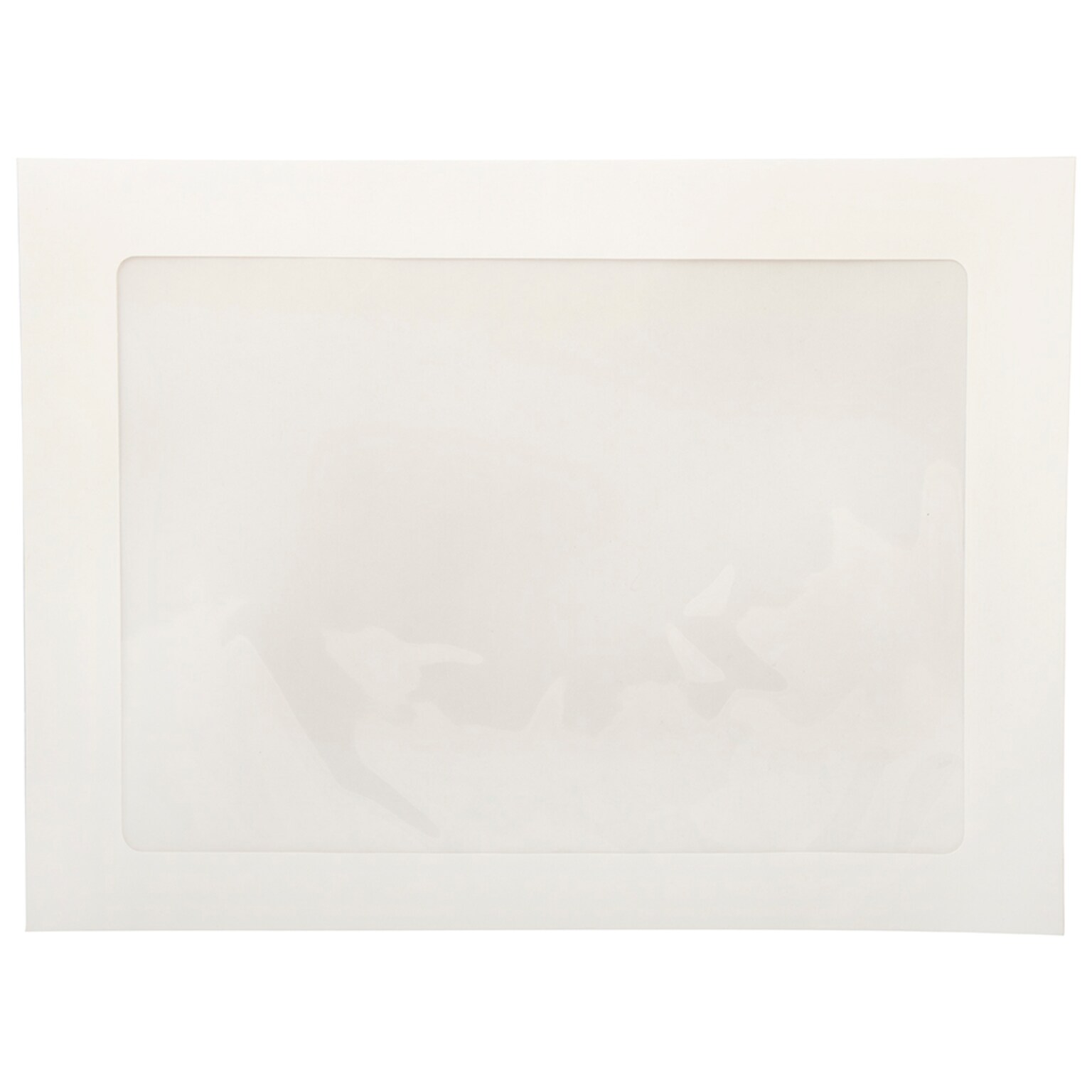 JAM Paper Window Envelope, 9 x 12, White, 25/Pack (223932)