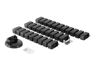 Mount-It! ABS Plastic Cable Organizer System, 50.5", Black (MI-7280)