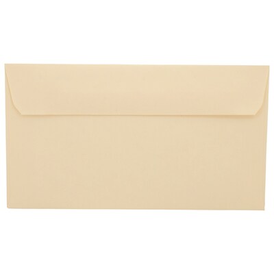 JAM Paper #6 3/4 Business Envelope, 3 5/8 x 6 1/2, Ivory, 250/Box (357612640H)