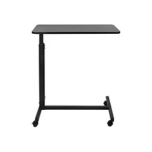 Mount-It! Rolling Overbed Table, Black (MI-7987)