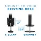 Mount-it! Single Monitor Desk TV Mount, 22lbs. Max. (MI-709)